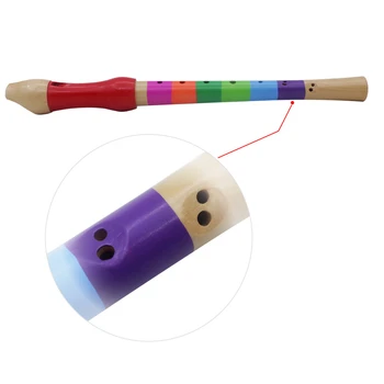  Сверхмощная деревянная флейта Кларнет 8 отверстий Раннее образование Музыкальное образование Музыкальное образование Практика игры на музыкальных инструментах Случайный цвет
