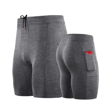Спортивные штаны для спортзала Мужские дышащие колготки Леггинсы для бега трусцой Шорты для бега Трусы для фитнеса Мужские короткие брюки