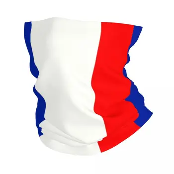 французский флаг Франция Бандана Шея Гетры Ветрозащитный шарф для лица Чехол Женщины Мужчины Головной убор Трубка Балаклава