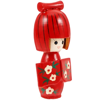 Японское кимоно Кукла Деревянная фигурка кимоно Настольный орнамент
